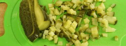 оливье вегетарианский. Шаг 6