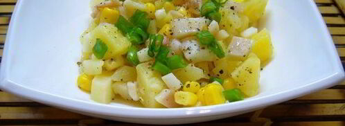 постный салат оливье. Шаг 5