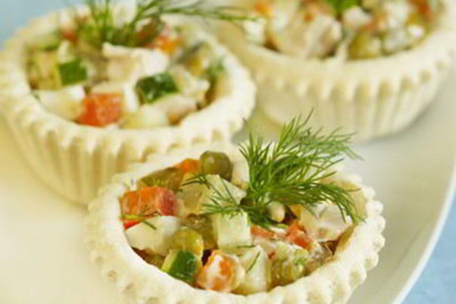 Рецепт салата оливье с индейкой