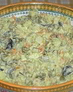 Салат Оливье с капустой