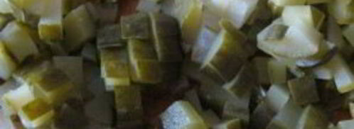 салат оливье с крабовыми палочками. Шаг 9