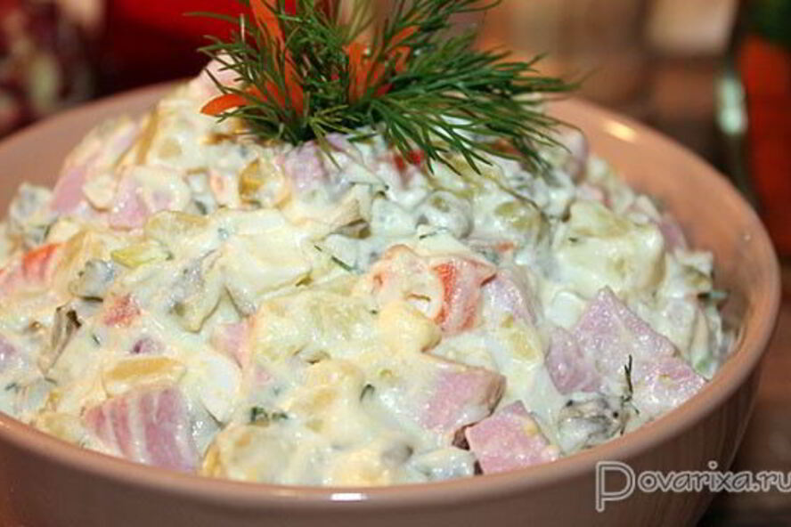 Рецепт салата оливье столичный