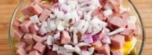 салат типа оливье. Шаг 7