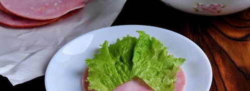 салат-закуска оливье в ветчине. Шаг 11