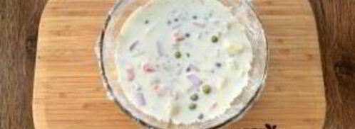 салат-желе оливье. Шаг 8