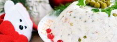 салат-желе оливье. Шаг 9