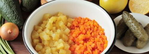 веганский оливье. Шаг 4