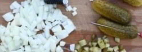 вкусный салат оливье. Шаг 3