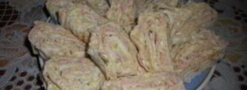 закуска оливье-рулет. Шаг 8