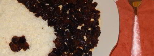 салат инь-янь с черносливом. Шаг 11