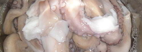 салат из осьминога хтаподи. Шаг 4