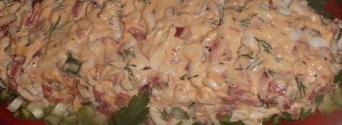 салат из печени трески. Шаг 6