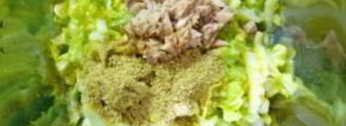 салат из пекинской капусты с тунцом. Шаг 6