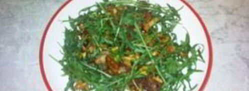 салат из жареных лисичек. Шаг 6