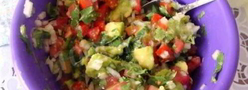 салат кальмары с авокадо. Шаг 6