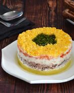 Мимоза с тунцом