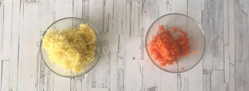 мимоза с тунцом. Шаг 3