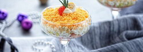 мимоза в бокале. Шаг 11