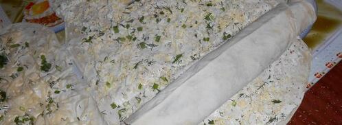 рулет из лаваша мимоза. Шаг 5