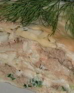 Рулет Мимоза в лаваше