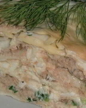 Рулет Мимоза в лаваше