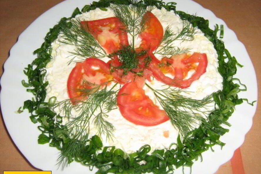 Рецепт салата мимоза классическая с лососем