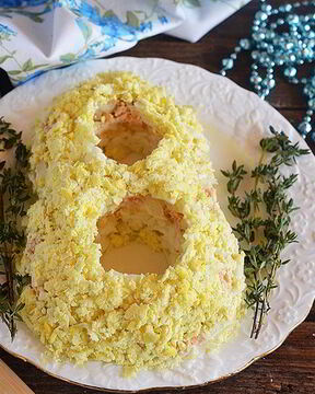 Салат Мимоза на 8 Марта