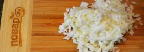 салат мимоза на 8 марта. Шаг 3