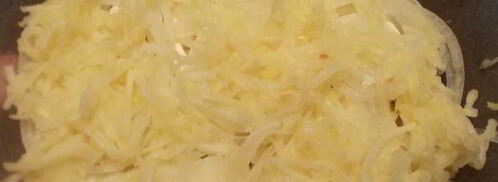 салат мимоза с копченой ставридой и яблоком. Шаг 3