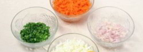 салат мимоза с рисом и сыром. Шаг 3