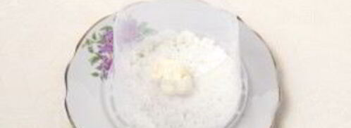 салат мимоза с рисом и сыром. Шаг 4