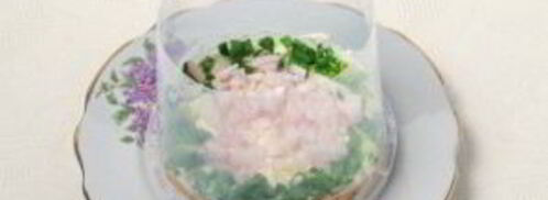 салат мимоза с рисом и сыром. Шаг 6