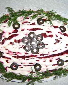 Салат Мимоза с сардиной