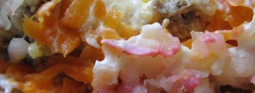 салат мимоза с сардиной. Шаг 56