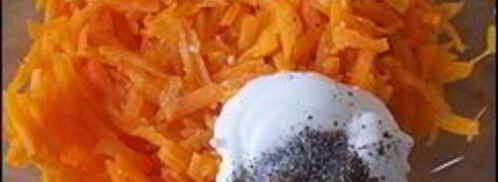 салат мимоза с тунцом. Шаг 6