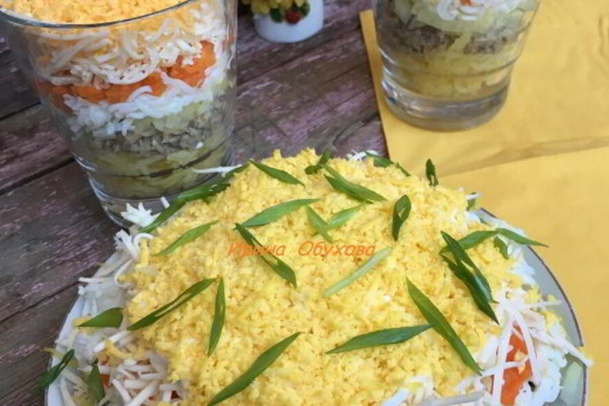 Рецепт салата мимоза