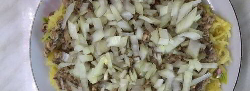 салат мимоза. Шаг 4