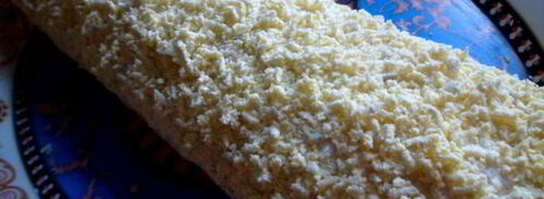 салат-рулет мимоза. Шаг 11