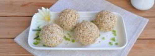 салатные шарики мимоза. Шаг 9