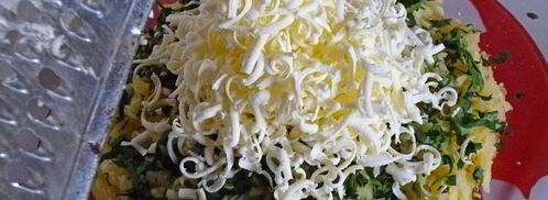 слоеный салат мимоза. Шаг 21