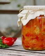 Салат на зиму с огурцами и помидорами