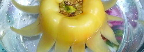 салат нежность в чашечке-цветке. Шаг 8