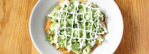 салат орхидея с чипсами и ветчиной. Шаг 4