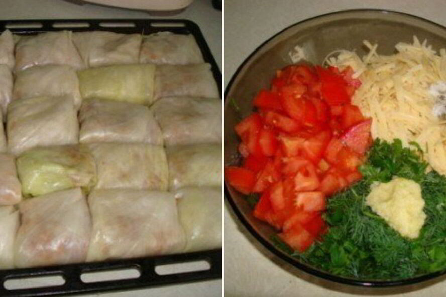 Рецепт голубцов под шубой