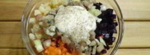 ленивая селедка под шубой. Шаг 5