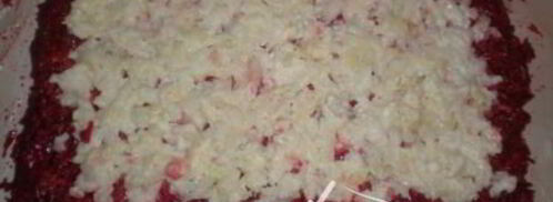 постный рулет из сельди под шубой. Шаг 8