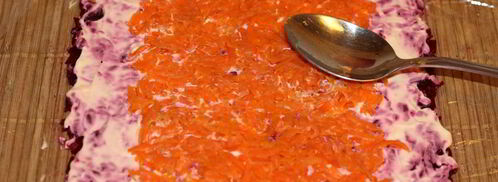 рулет из сельди под шубой. Шаг 6