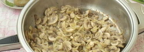 салат грибы под шубой. Шаг 5