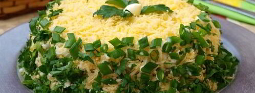 салат грибы под шубой. Шаг 12