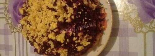 салат рыбные консервы под шубой. Шаг 7